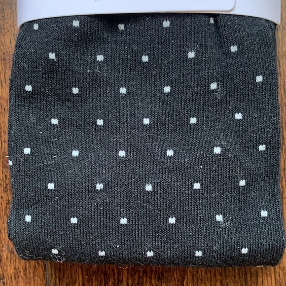 LOFT Black and White Polka Dot Knee Socks New With Tag - Picture 8 of 12